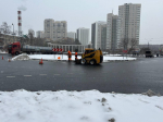 В Пушкино коммунальщики продолжают устранять последствия снегопада