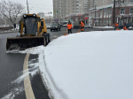 В Пушкино коммунальщики продолжают устранять последствия снегопада