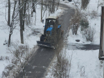 В Пушкино коммунальщики продолжают устранять последствия снегопада