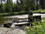 В Пушкинском округе организовали очистку водоемов по программе «100 прудов и озер»