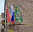 Фасады жилых домов в Пушкино украсили флагами ко Дню народного единства - Regions.Ru